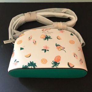 Kate Spade Kali Pineapple Small Dome Crossbody NWTS